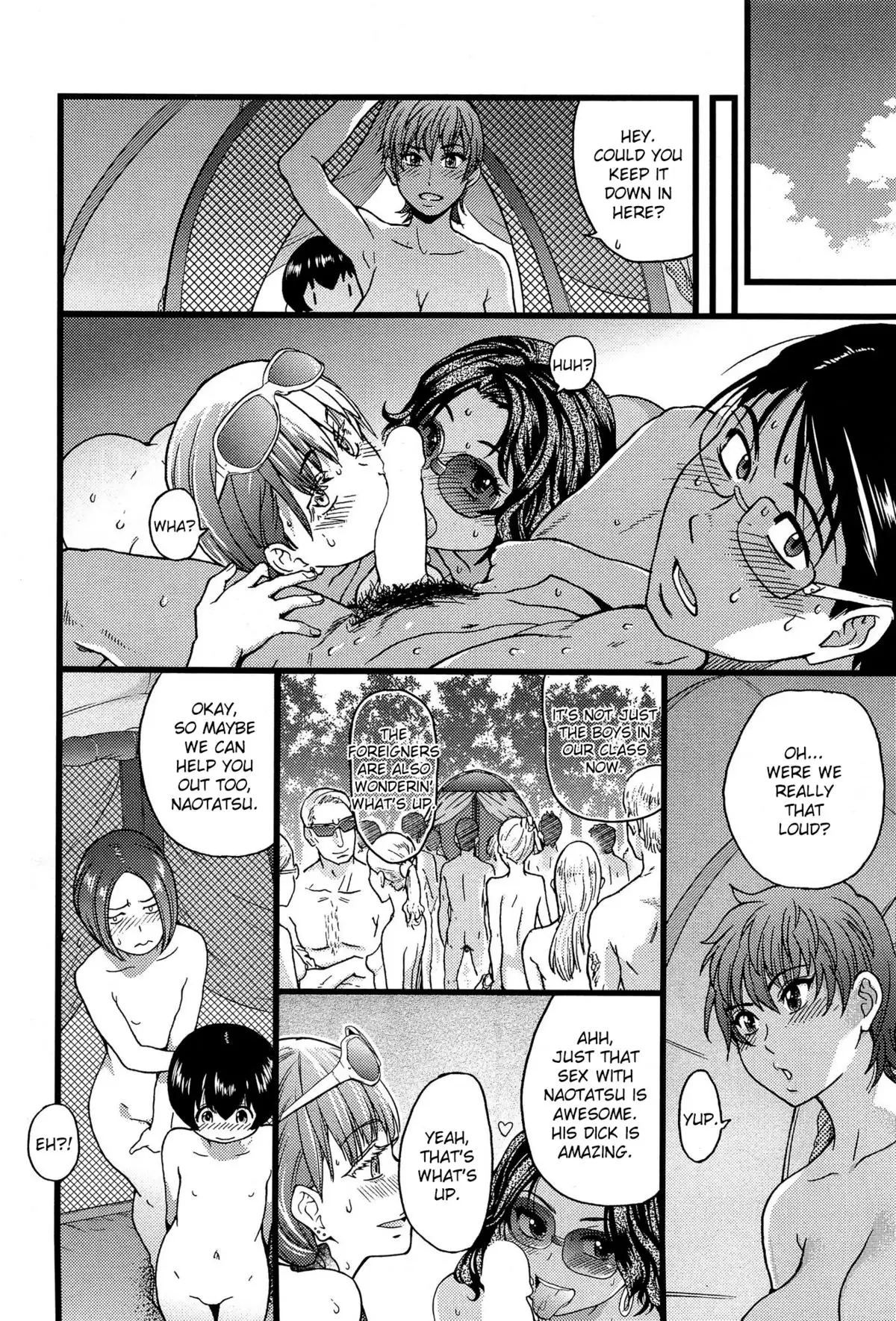 Nudist Beach ni Syuugaku Ryokoude!! Ch. 1-9