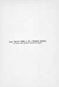 [BANANA SAKANA (Kasai Sakana)] Fear Child (Digimon Adventure 02)