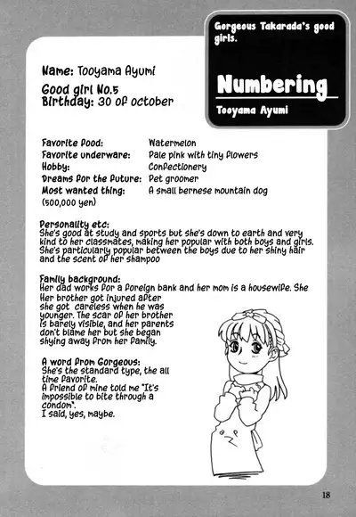 [Gorgeous Takarada] A good girl's panties chapter 1 [English]