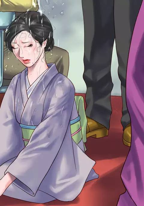 Shazai saserareta Tsuma 2 Bijin Waka Okami Kichiku AV Jigoku Ochi