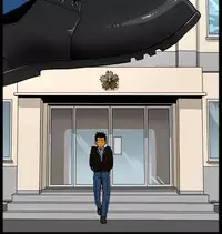 [Gakuranman/Chijimetaro] Giant Policeman - Free version (giant male comic)