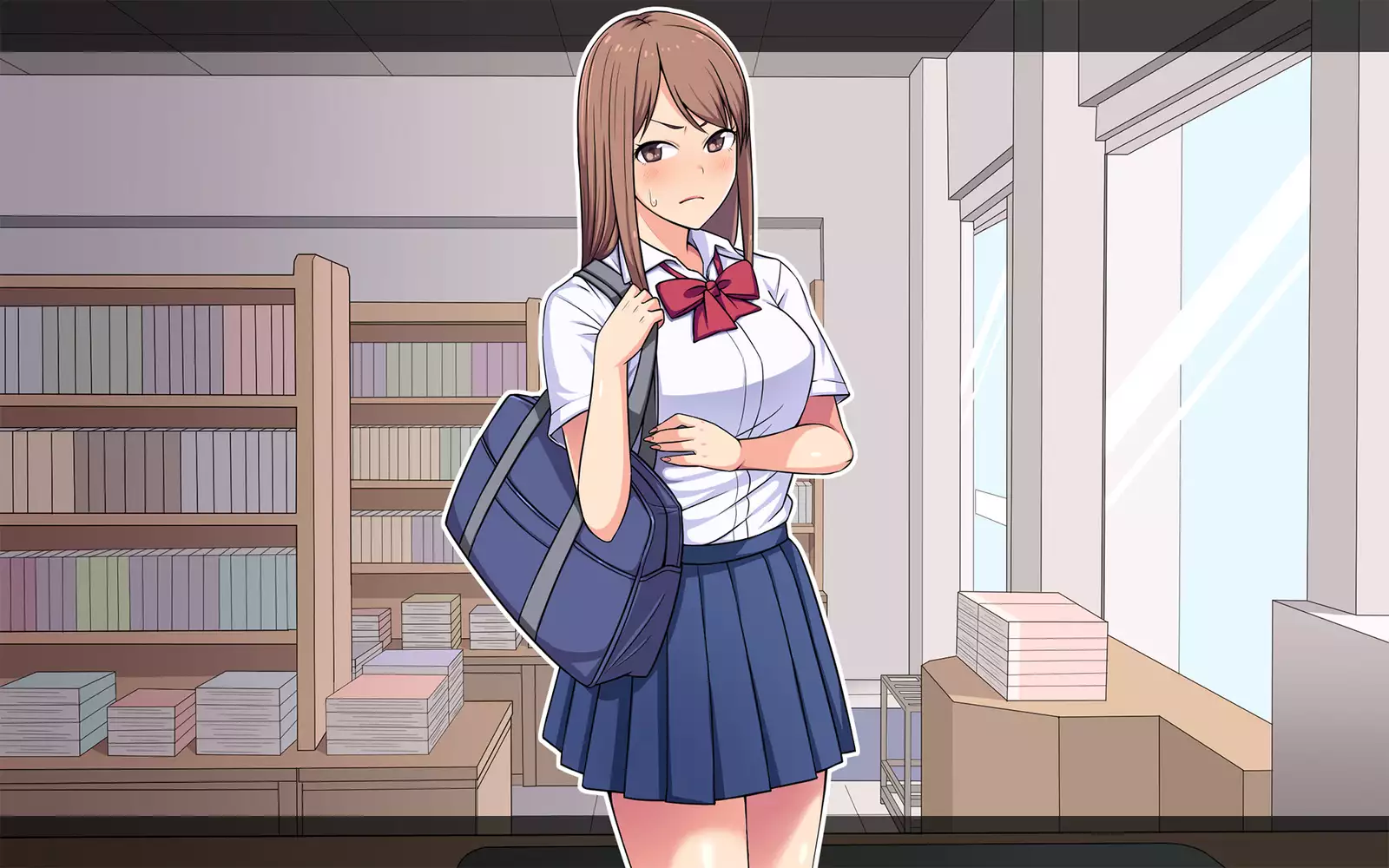 Manbiki Kyonyuu JK ni Oshioki Nakadashi Berochuu Fuck