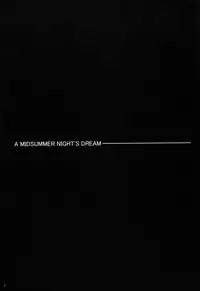 (C74) [BlueBrand (Fujimaru)] A MIDSUMMER NIGHT'S DREAM