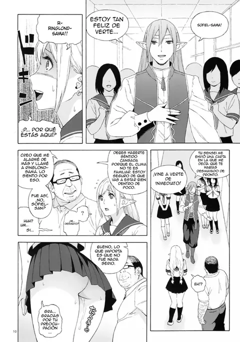 Tenkousei JK Elf 2 -Kegasareta Konyaku no Akashi-