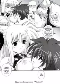 (COMIC1☆2) [Kamogawaya (Kamogawa Tanuki)] NINETEENS CLOCK UP! (Mahou Shoujo Lyrical Nanoha)[ENG]