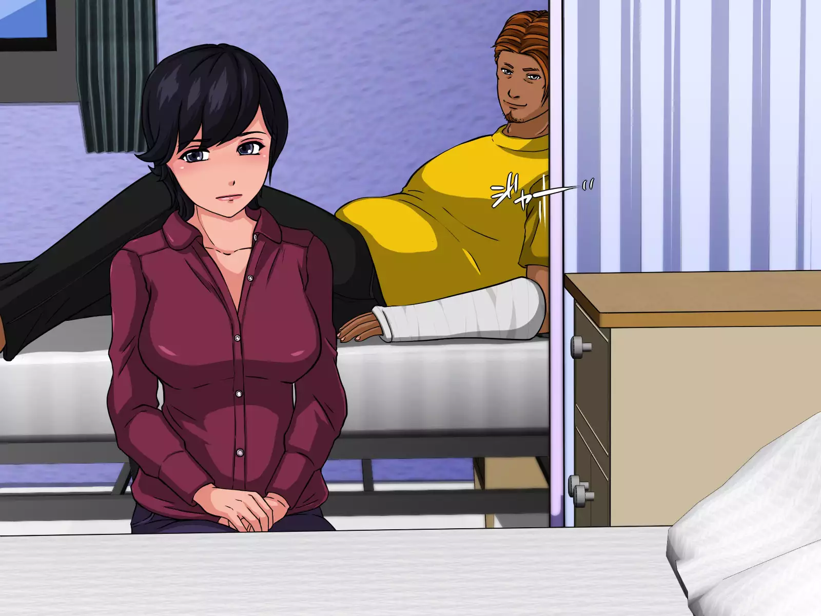 Otto no Mimaichuu ni.. ~Doushitsu no Charao ni Netorareta Watashi~