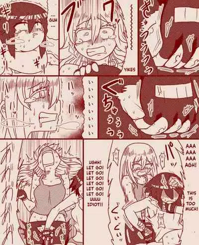 A futanari girl gets her balls hurt during body check (TERA) (COMPLETE)