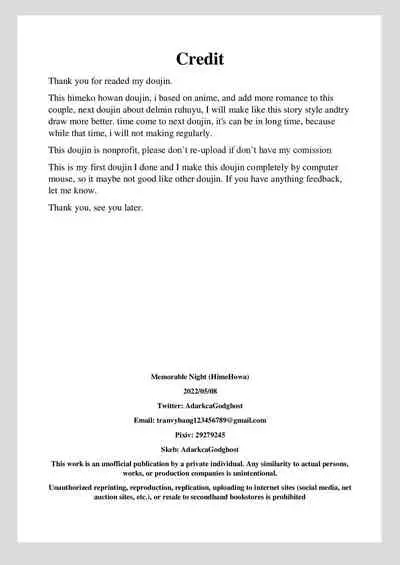 [Adeka (ADC GodGhost)] Memorable Night (Show By Rock!! Mashumairesh!!) [English]