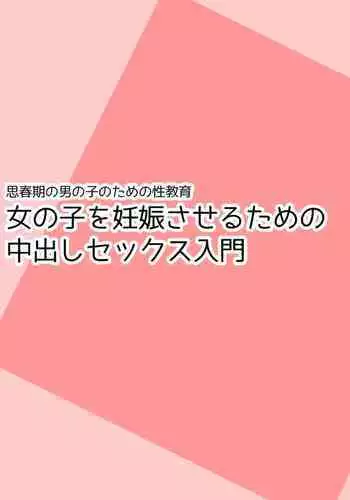 Shishunki no Otokonoko no Tame no Seikyouiku Onnanoko o Ninshin saseru Tame no Nakadashi Sex Nyuumon