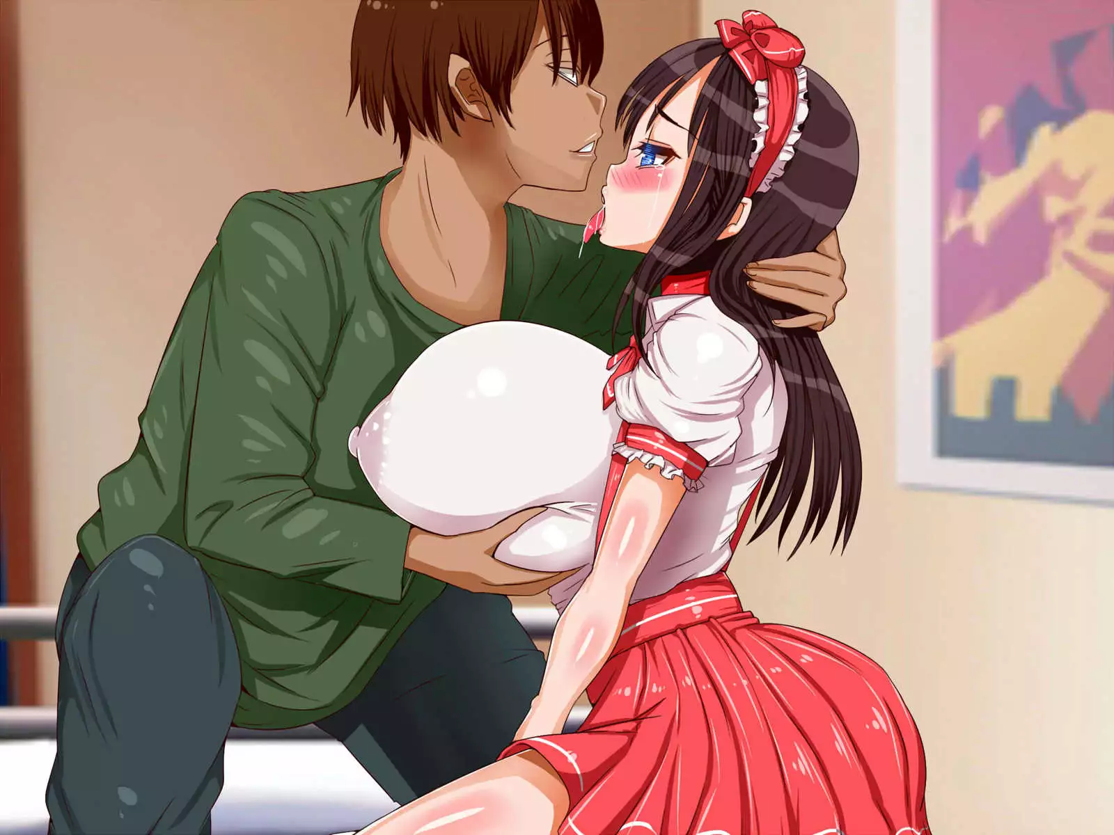 爆乳ヒロイン横取り♪