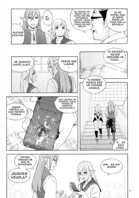 Tenkousei JK Elf 2 -Kegasareta Konyaku no Akashi-