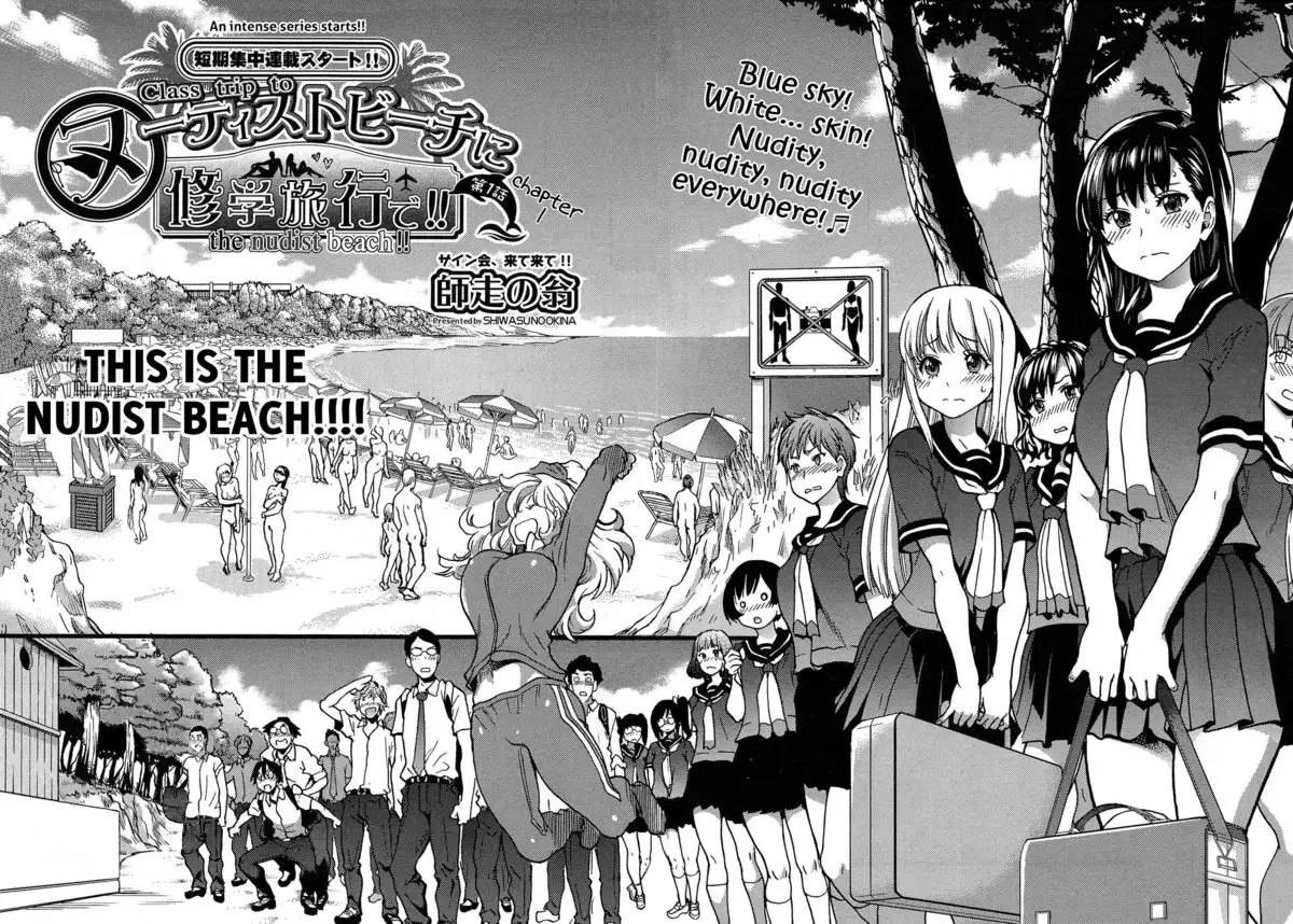 Nudist Beach ni Syuugaku Ryokoude!! Ch. 1-9