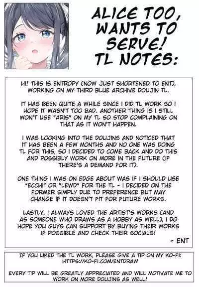 Alice mo Gohoushi ga Shitaidesu | Alice too, wants to Serve!