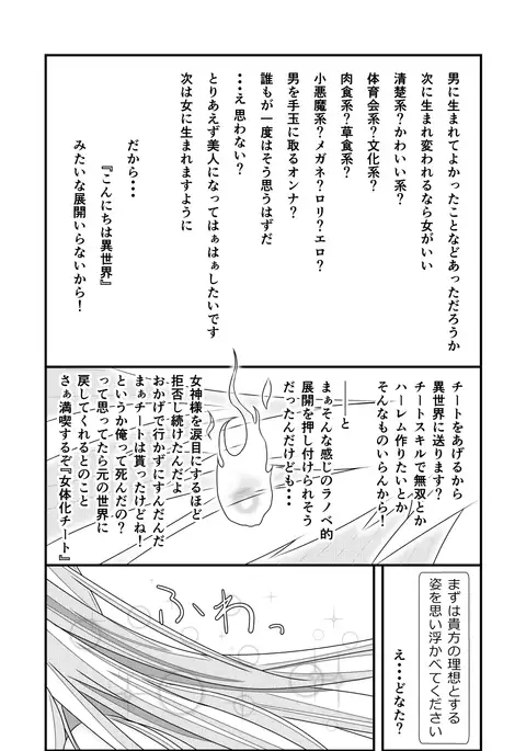 Nyotaika Cheat ga Souzou Ijou ni Bannou Sugita Sono 1