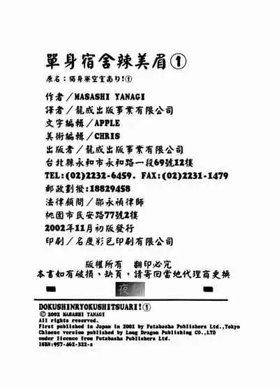 Dokushinryo Kuushitsu Ari! Vol. 1 | 單身宿舍辣美眉 Vol. 1