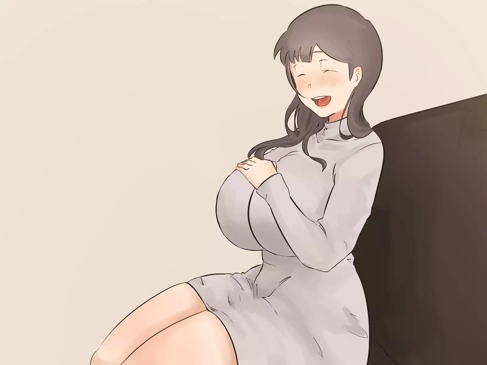 Rinjin no Onee-san to Noukou Nakadashi SEX