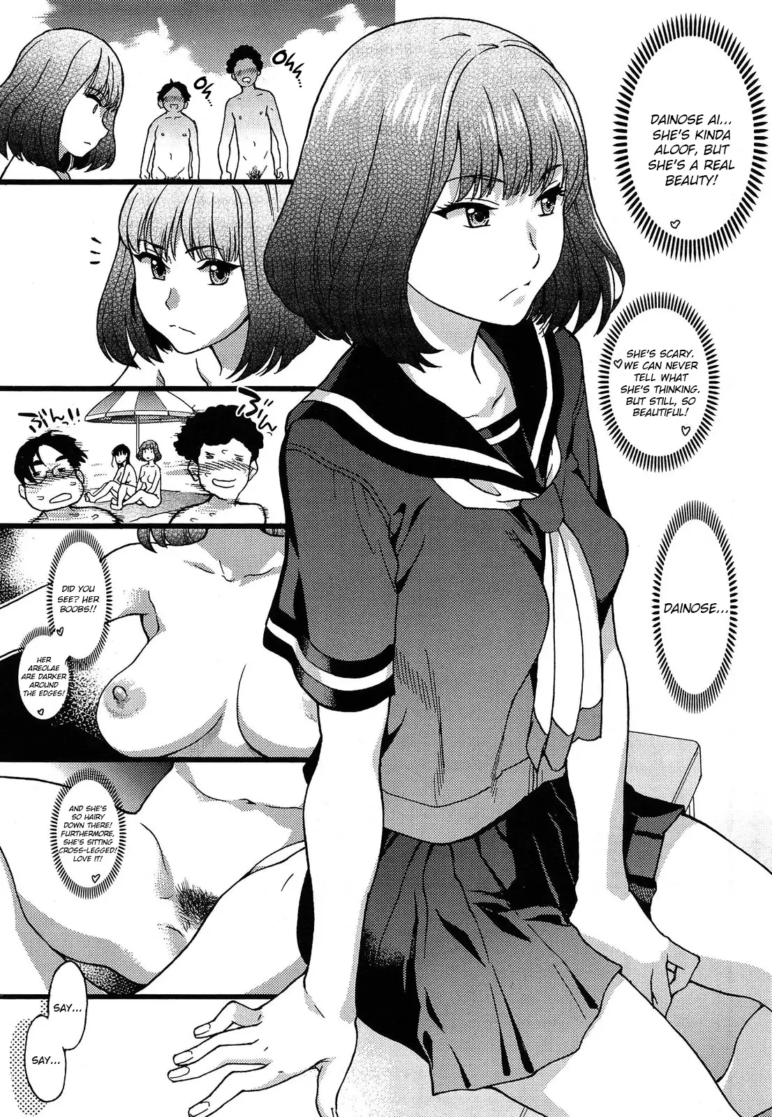 Nudist Beach ni Syuugaku Ryokoude!! Ch. 1-9