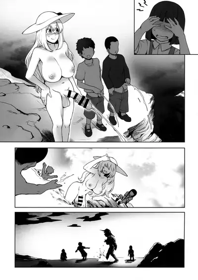 Futanari Atago to Himitsu no Beach