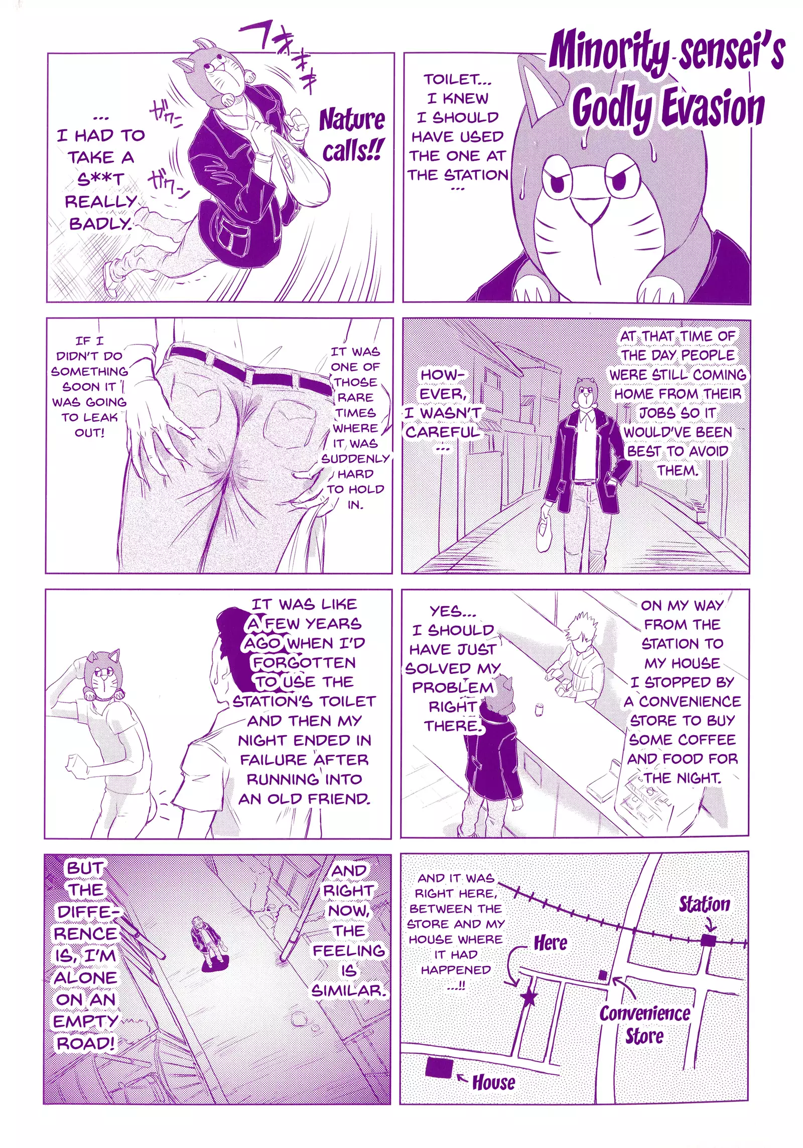 Negative Kanako-sensei Ch. 1-3