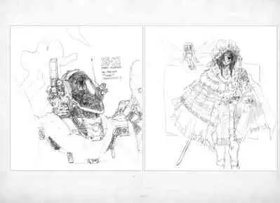 ALICESOFT ORION SCRIBBLES with CROQUIS ULTIMATE EDITION VOL.1 織音計画特別版 ラフ画集