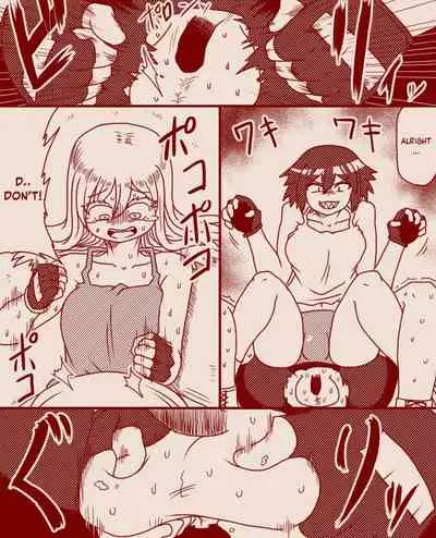 A futanari girl gets her balls hurt during body check (TERA) (COMPLETE)