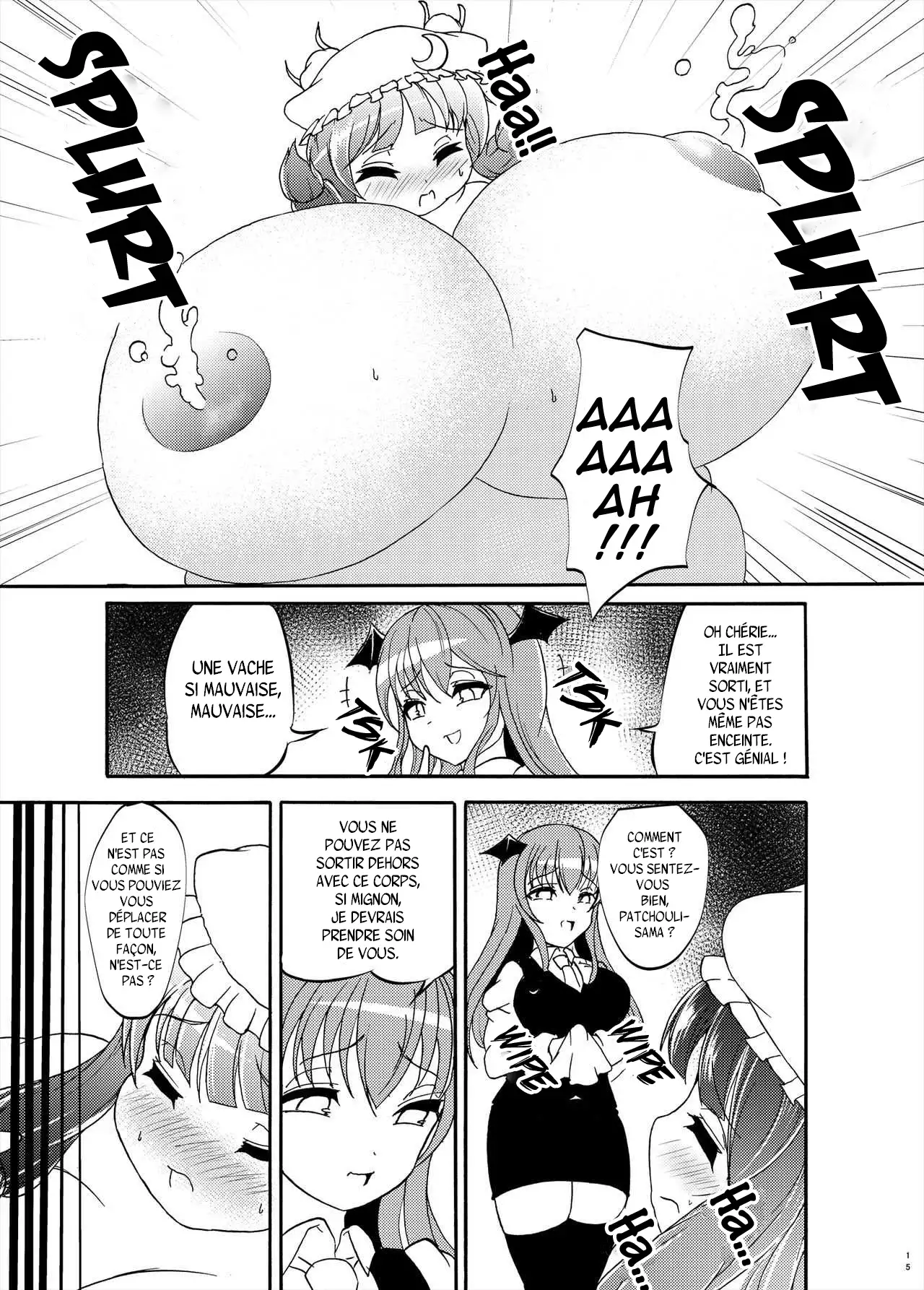 Patchouli-sama devient grasse et laiteuse