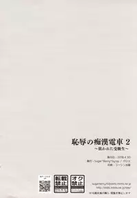 (COMIC1☆13) [Sugar*Berry*Syrup (Kuroe)] Chijoku no Chikan Densha 2 ~ Nerawareta Jukensei ~