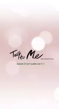 [Silverstar] Talk To Me Ch.1-27 (English) (Ongoing)