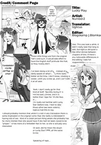 (C72) [Number2 (Takuji)] Lucky Play (Lucky Star) [English] [ugliblawg]