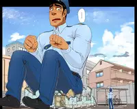 [Gakuranman/Chijimetaro] Giant Policeman - Free version (giant male comic)