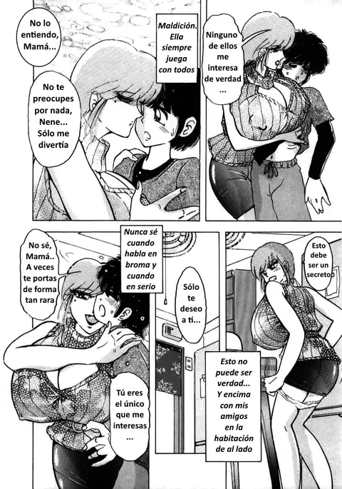 ESTRENANDO LAS NUEVAS TETAS DE MAMÁ