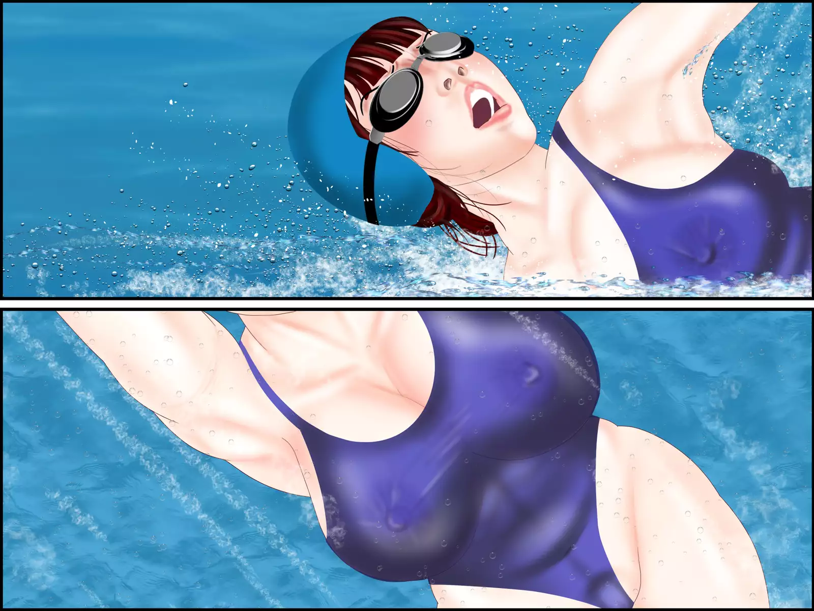 Hitozuma Ninkatsu Swimming 13-nenmae, Rape Sareta Watashi to Shinyuu