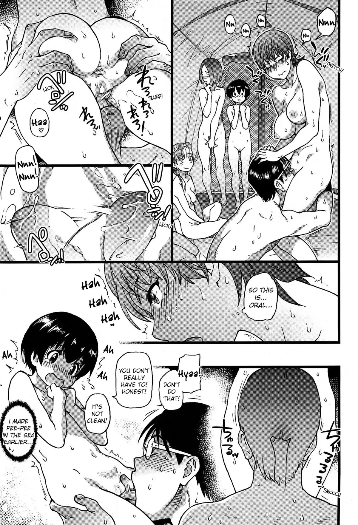 Nudist Beach ni Syuugaku Ryokoude!! Ch. 1-9