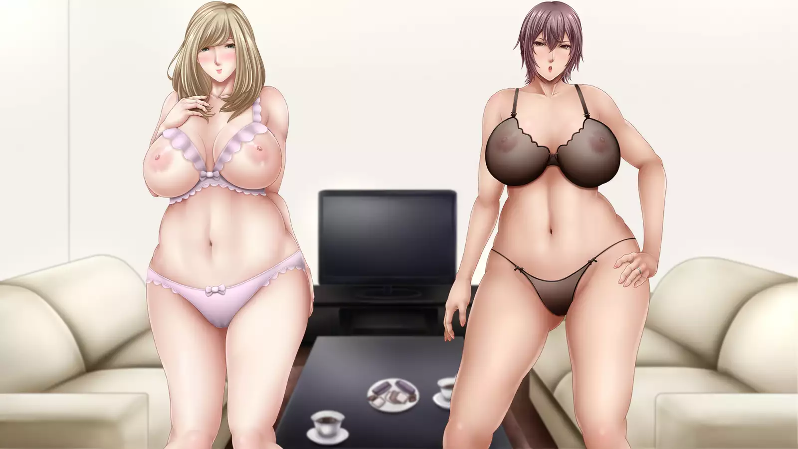 mama to sono osananajimi no ojisanto no ana kurabe