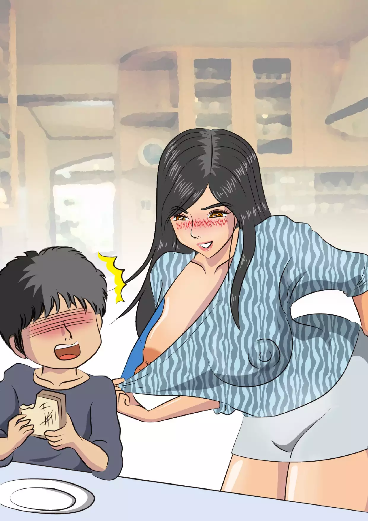 Neteiru Kaa-chan ni Nakadashi suru Boku