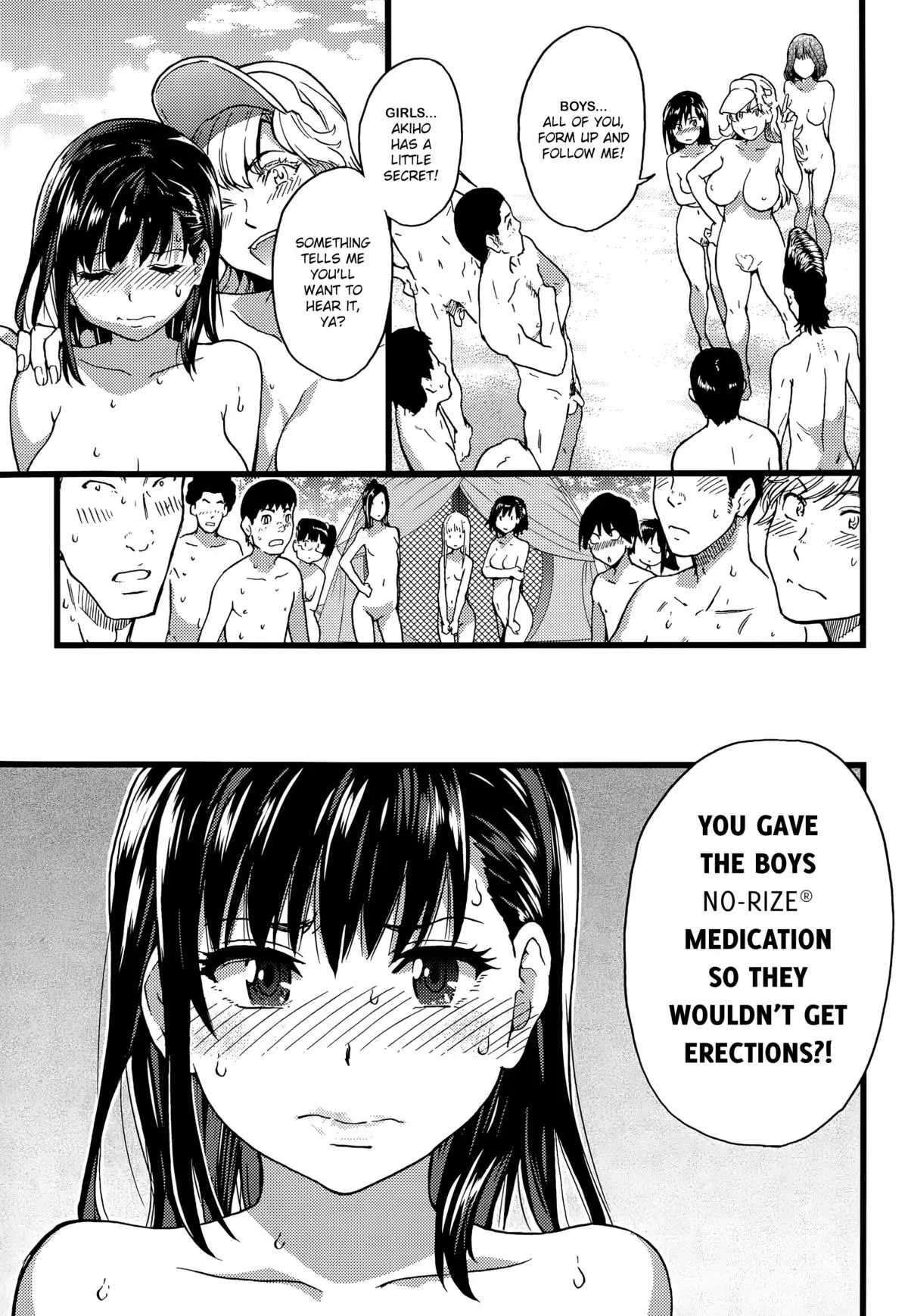 Nudist Beach ni Syuugaku Ryokoude!! Ch. 1-9
