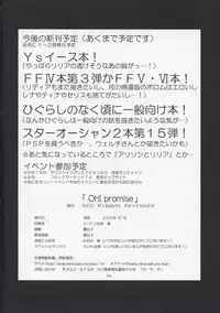 (ComiComi12) [RED RIBBON REVENGER (Makoushi, Taireru) Oh! promise (The Tower of Druaga)