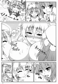 (Reitaisai 10) [brownstone (Genjuroh)] Ojou-sama wa Maid-chou no Oppai ga Okiniiri no You desu | The Head Maid’s Breasts Are Ojou-sama’s Favorite Things (Touhou Project) [English] [B&B Translation]