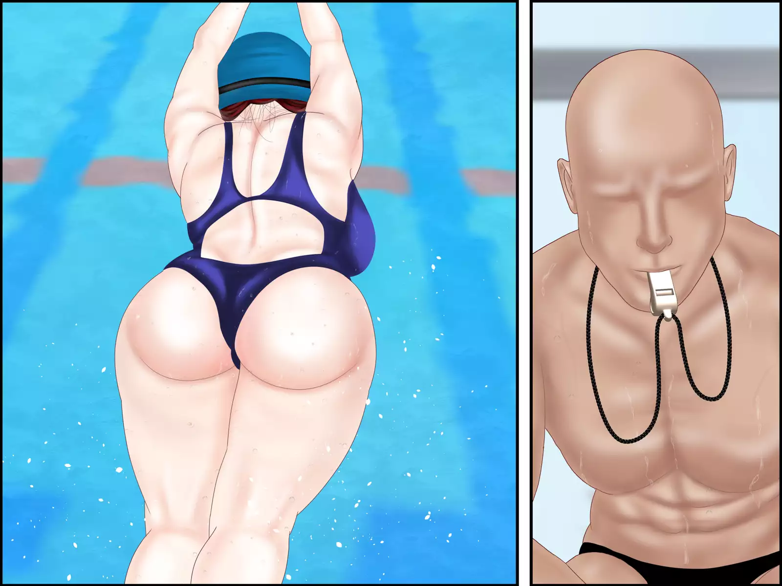 Hitozuma Ninkatsu Swimming 13-nenmae, Rape Sareta Watashi to Shinyuu