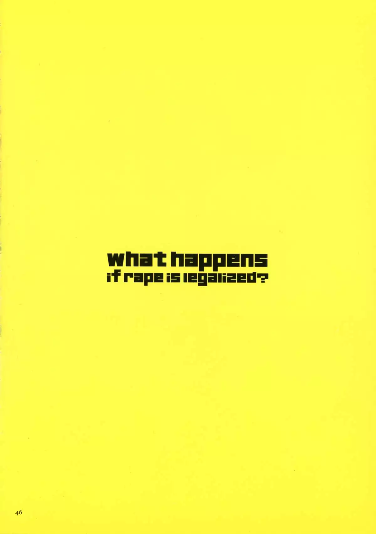 Kyousei Haramase Gouhouka!!! Rape ga Gouhouka saretara Nippon wa dou Narimasu ka?