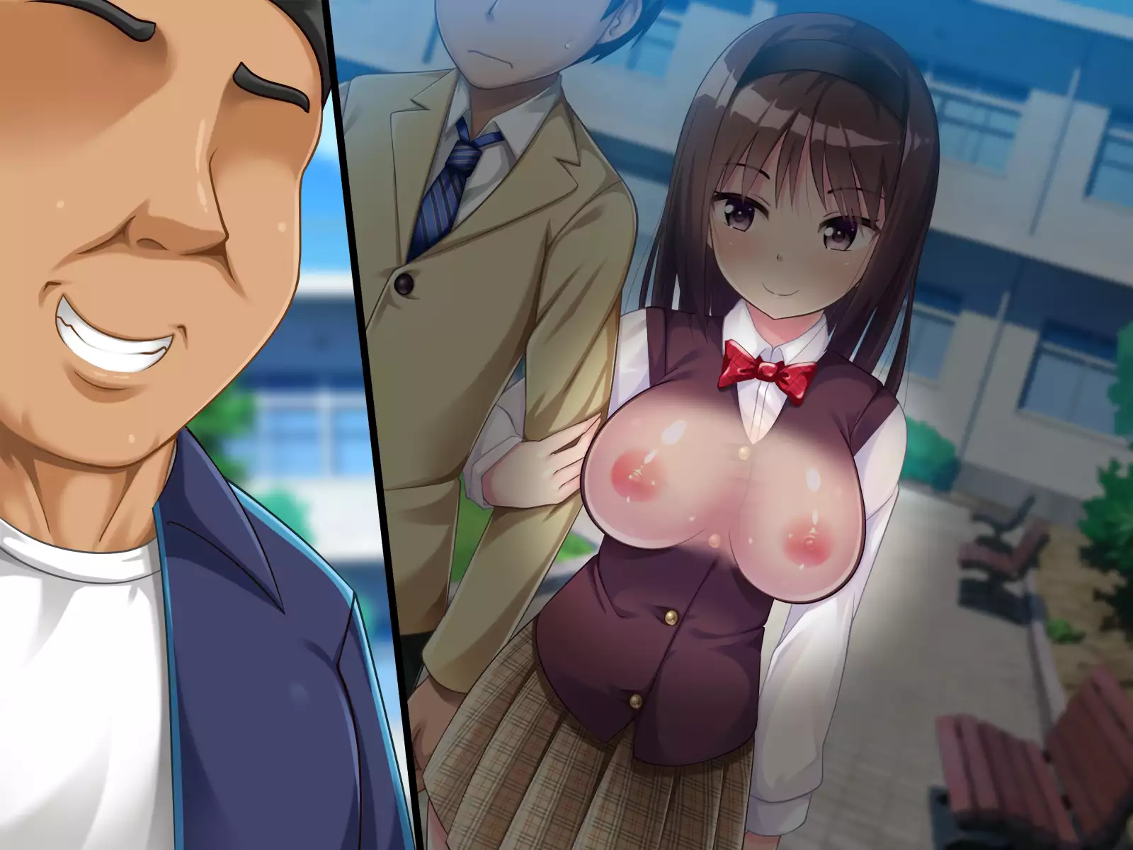 Iinari JK Kanojo -Kyoushi ni Odosare SEX Zuke ni Natta NTR Yuutousei-