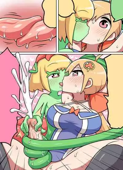 Kinoko tabetara nanka haeta!