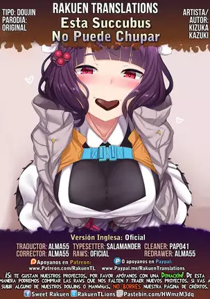 Suenai Succubus / ESTA SUCCUBUS NO PUEDE CHUPAR