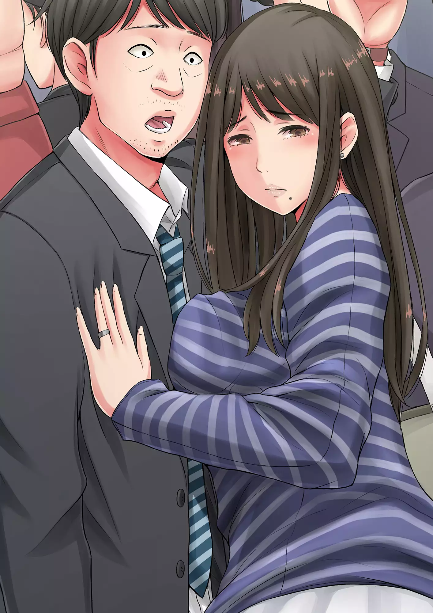 Okusan, chikubi mietemasu yo～ tonari no kyonyū wakadzuma ga mubōbi sugite～