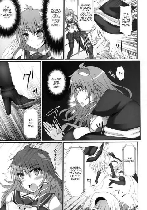 Gensoukyou Futanari Cock Wrestling 2 - Reimu & Marisa VS Yuuka & Sanae
