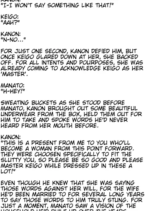 Sacrifice - The husband who ended up a sex slave -