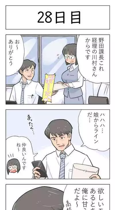 [Lithium] 100-nichigo ni Aiken to Sex suru Jimi Kyonyuu Megane-chan