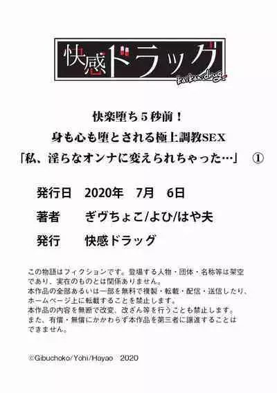 快楽堕ち５秒前！身も心も堕とされる極上調教SEX「私、淫らなオンナに変えられちゃった…」