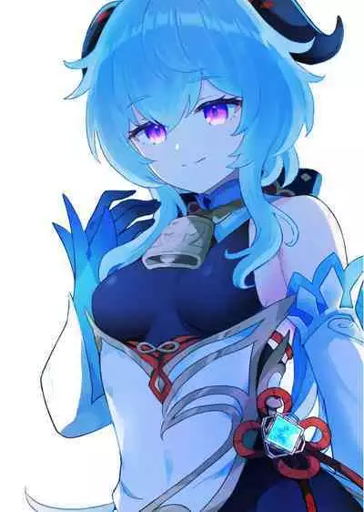 Ganyu-chan ga Shigoto to Seiyoku Shori o Otetsudai suru Hon.