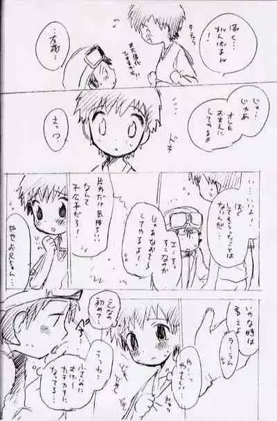 [Kuruguru DNA (Hoshiai Hilo)] Seishun 18 Kippu (Monochro Hyoushi) (Digimon Frontier)